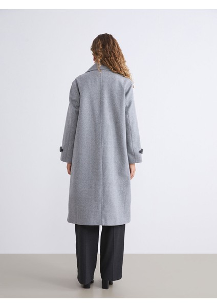 Yeni Sezon Kruvaze Yaka Kadın Kaşe Kaban indirimleri