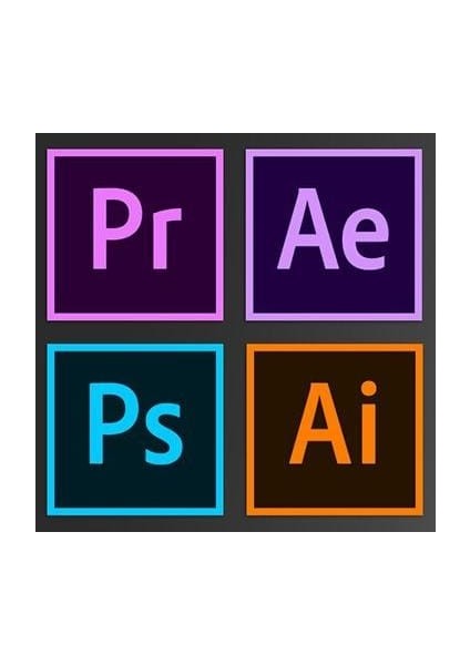 Photoshop + Adobe After Effects + Adobe Illustrator + Adobe Premiere Pro Indirilebilir Lisans