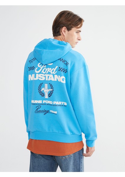 Yeni Sezon Uzun Kollu Baskılı Erkek Hoodie