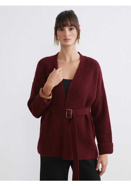 Yeni Sezon V Yaka Kadın Triko Hırka