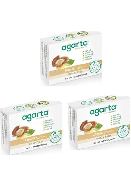 Doğal Güzellik Sabunu 150 gr x 3 Adet
