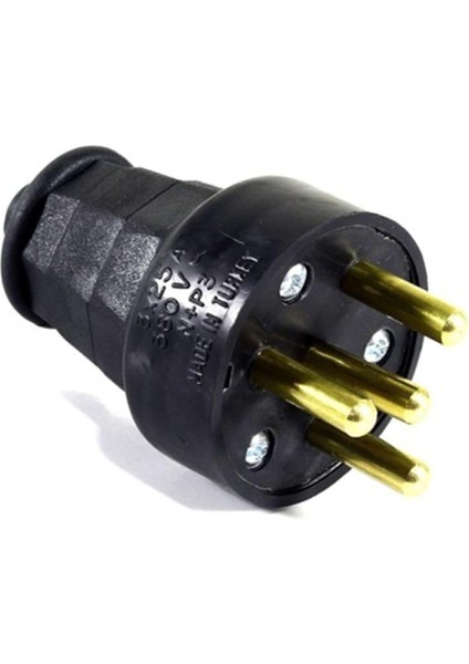 Kauçuk Erkek Fiş 3X25 A 380 V