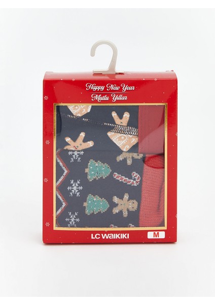 Yeni Sezon Yılbaşı Temalı Erkek Boxer ve Çorap fiyatları