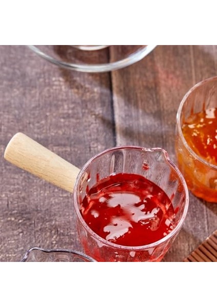 Ahşap Saplı Mika Reçellik Sosluk Sofra Sunum Kahvaltı Seti - Ahşap Saplı Sunumluk 80 ml fiyatları