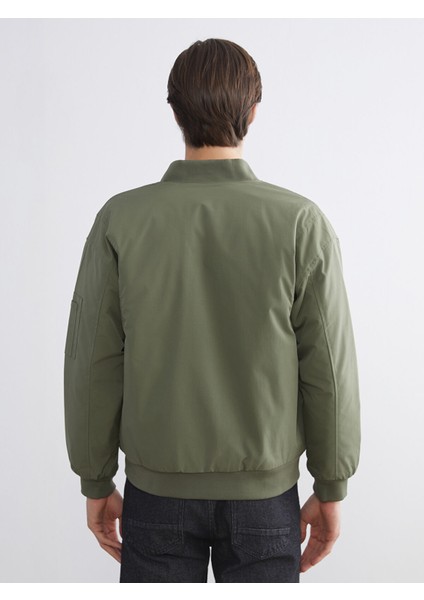 Yeni Sezon Rahat Kalıp Kolej Yaka Erkek Bomber Mont indirimleri