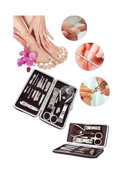 Mobee Elektrikli 12V Tırnak Törpü Manikür Pedikür Makinesi Seti ve 12 Parça Çantalı Manikür Pedikür Set modelleri