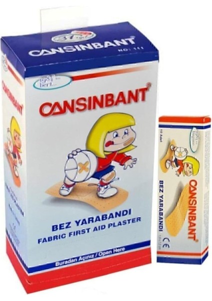 Cansın Bant Cansınbant Bez Yarabandı 10'lu x 30 Adet