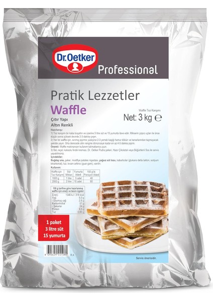 Dr. Oetker Waffle 3 kg