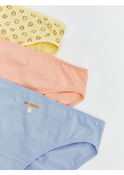 Yeni Sezon Baskılı Bikini Külot 3'lü modelleri