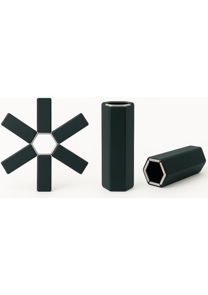 Store Katlanabilir - Dayanıklı Plastik Tencere ve Tava Altlığı - Kaymaz, Kompakt, Mutfak Masası