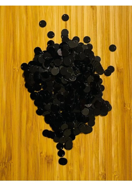 Yan Delikli Oya, Havlu, Abiye, Çeyizlik El Işleme Pul 8mm 20 gr Takriben 750 Adet Siyah fiyatları