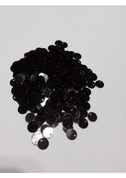 Yan Delikli Oya, Havlu, Abiye, Çeyizlik El Işleme Pul 8mm 20 gr Takriben 750 Adet Siyah fırsatları