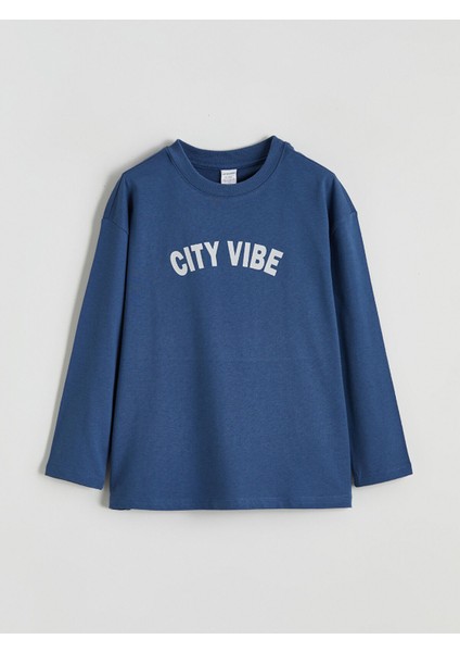 Yeni Sezon Bisiklet Yaka Baskılı Erkek Çocuk Tişört 2'li indirimleri