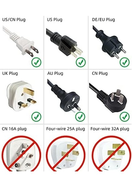 Seyahat Tipi Çevirici Priz - Kompakt Tasarım 250V 16A Ingiliz, ve Avustralya Fişi Dönüştürücü modelleri
