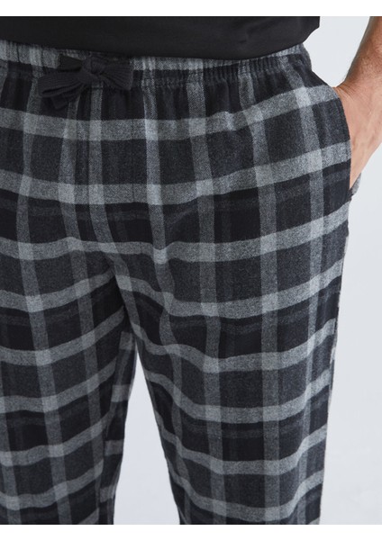 Yeni Sezon Standart Kalıp Ekose Erkek Pijama Alt modelleri