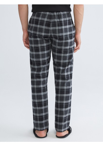 Yeni Sezon Standart Kalıp Ekose Erkek Pijama Alt fırsatları