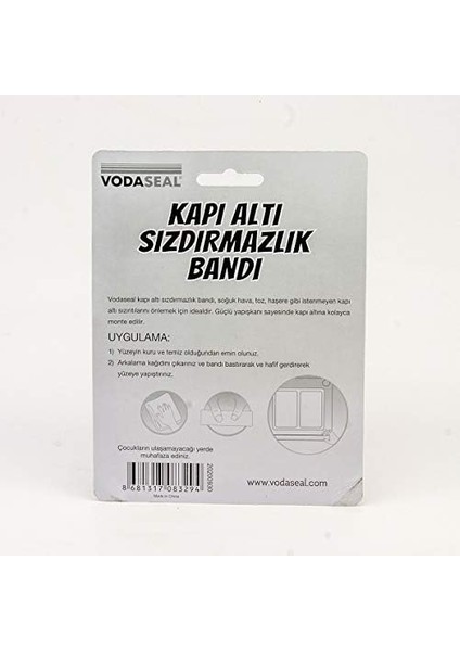 Kapı Altı Sızdırmazlık Bandı 40MMX110CM, Beyaz fiyatları