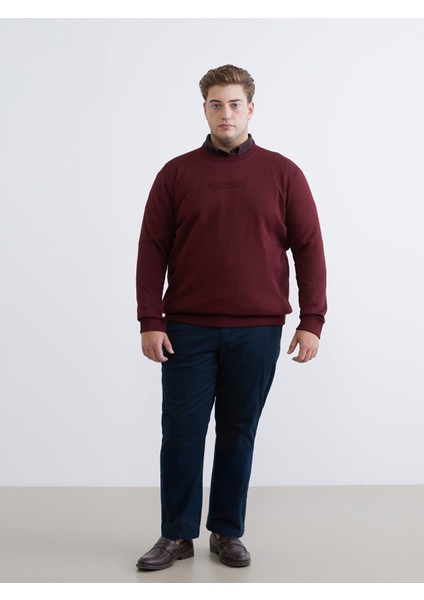 Yeni Sezon Bisiklet Yaka Baskılı Erkek Sweatshirt fiyatları