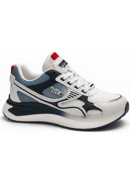 Erkek Yürüyüş Ayakkabısı Siyah Kırmızı Hafif Ortopedik Spor Sneaker fiyatları