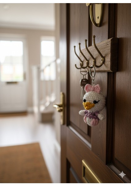 Sevgiyle Örülmüş Amigurumi Civciv Anahtarlık - Özel Tasarım Hediye, Çanta Aksesuarı indirimleri