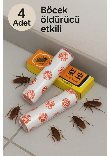 4 Adet Haşere Tebeşiri - Böcek Önleyici Tebeşir - Etkili Hamam Böceği ve Karınca Kovucu (770770) fiyatları