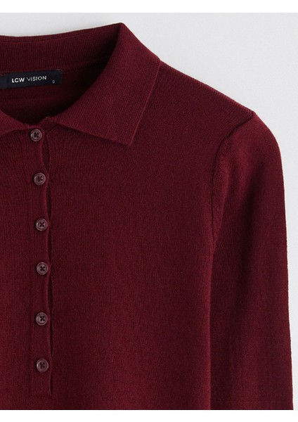 Yeni Sezon Polo Yaka Kadın Triko Kazak indirimleri