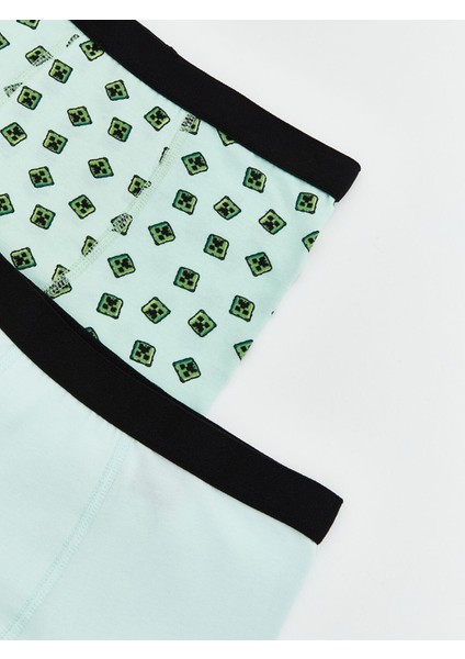 Yeni Sezon Minecraft Baskılı Erkek Çocuk Boxer 3'lü fırsatları