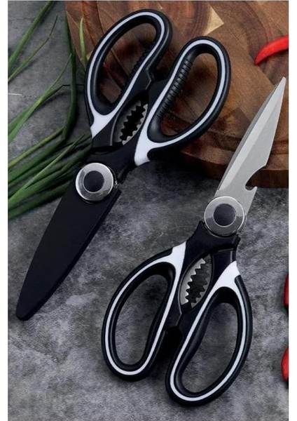 Ağır Hizmet Tipi Keskin Mutfak, Çok Amaçlı Paslanmaz Çelik, Tavuk, Balık, Et, Sebzeler, Otlar, Barbekü, Çiçekler, Kuruyemişler Için Mutfak Kaliteli Ağır Malzeme