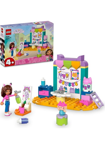 4+ Gabby’s Dollhouse Karton Yavru Kedi ile El Sanatları 10795, 4 Yaş ve Üzeri Çocuklar Için Gabby Minifigürü Içeren Yaratıcı Oyuncak Yapım Seti (60 Parça)