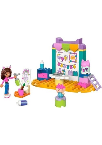 4+ Gabby’s Dollhouse Karton Yavru Kedi ile El Sanatları 10795, 4 Yaş ve Üzeri Çocuklar Için Gabby Minifigürü Içeren Yaratıcı Oyuncak Yapım Seti (60 Parça) modelleri