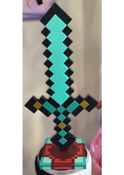 Minecraft Kılıç Model Çok Renkli Şarjlı Masa/gece Lambası AD62221 fırsatları