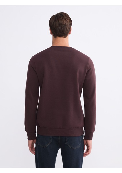 Yeni Sezon Bisiklet Yaka Baskılı Erkek Sweatshirt fırsatları