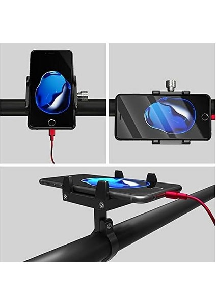 Mobile KR01 Bisiklet Motorsiklet Gidon Telefon Tutucu,metal Vidalı Siyah modelleri