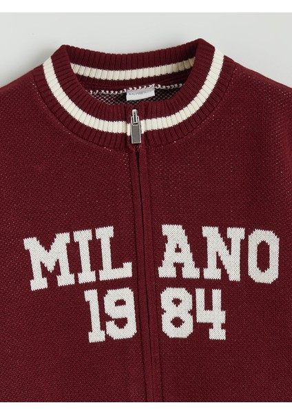 Yeni Sezon Bisiklet Yaka Milano Desenli Kız Çocuk Triko Hırka fiyatları