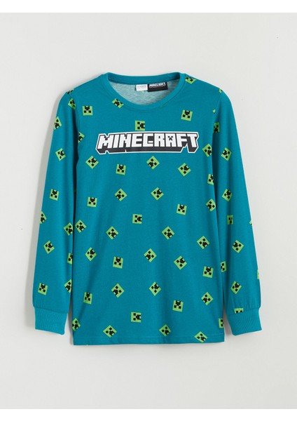 Yeni Sezon Minecraft Baskılı Erkek Çocuk Pijama Takımı fiyatları