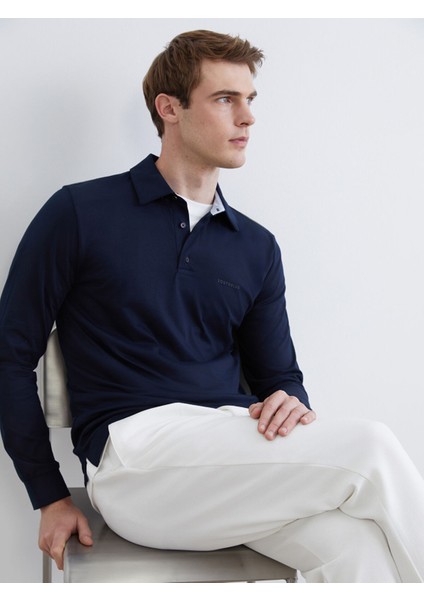 Yeni Sezon Polo Yaka Baskılı Erkek Tişört