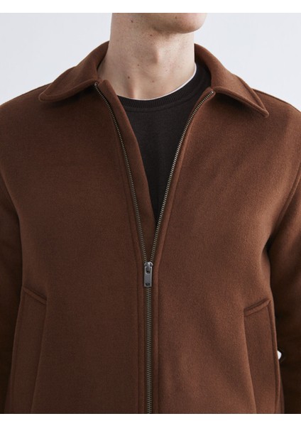 Yeni Sezon Standart Kalıp Gömlek Yaka Erkek Kaşe Mont modelleri