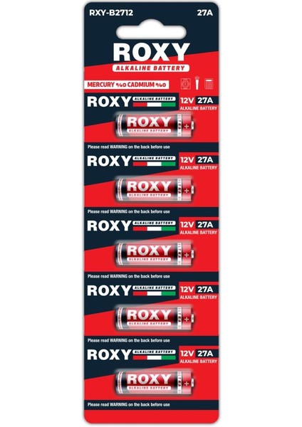 27A 12V Beşli Alkalin Pil 5 Li Paket (770770)
