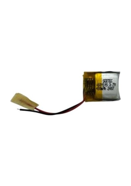 601515 3.7V 80MAH Li-Polymer Pil DEVRELI/1.5A (770770)