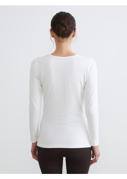 Yeni Sezon Bisiklet Yaka Baskılı Kadın Tişört indirimleri