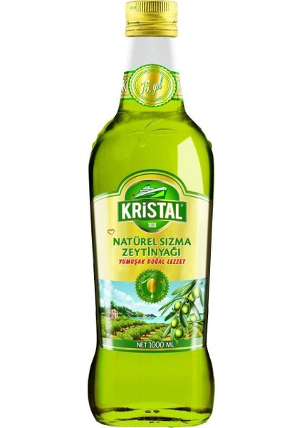 Natürel Sızma Zeytinyağı 1 L Cam Yd