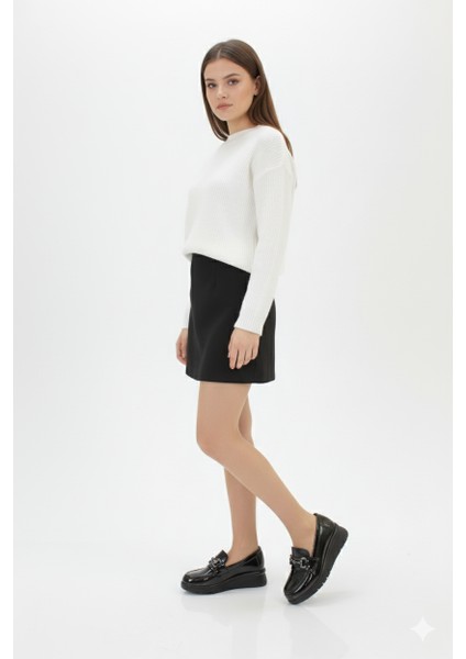 Kadın Hakiki Deri Ortopedik Kalın Taban Rugan Loafer Günlük Ayakkabı NH23/LF1072 modelleri