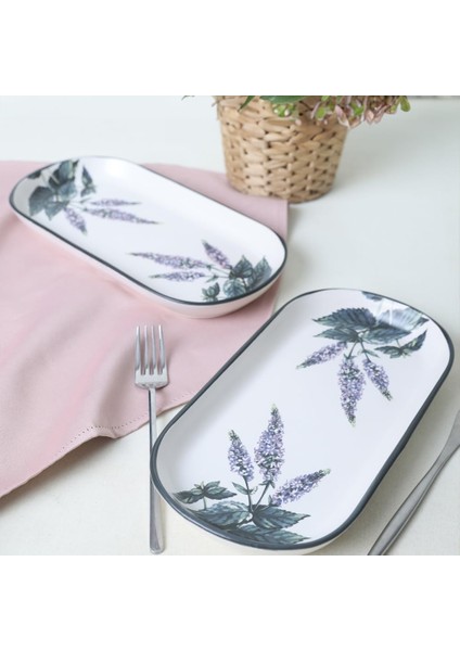 Çiçek Bahçesi Noyan Kayık Tabak 28 cm 2 Adet 18939