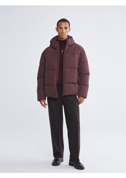 Yeni Sezon Rahat Kalıp Kapüşonlu Erkek Şişme Mont fiyatları