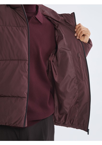 Yeni Sezon Rahat Kalıp Kapüşonlu Erkek Şişme Mont modelleri