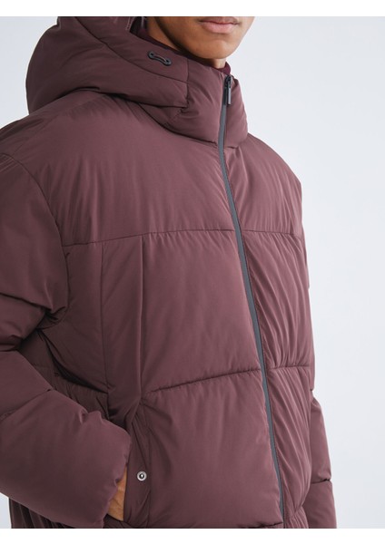 Yeni Sezon Rahat Kalıp Kapüşonlu Erkek Şişme Mont fırsatları