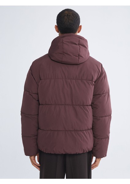 Yeni Sezon Rahat Kalıp Kapüşonlu Erkek Şişme Mont indirimleri