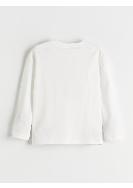 Yeni Sezon Bisiklet Yaka Baskılı Erkek Çocuk Tişört 2'li modelleri