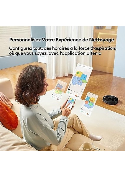 T10 Vacuum Cleaner With Mop, Vacuum Self Emptying For 45 Days Hands-, Lidar Navigation, Compatible With /wi-Fi Connected, Ideal For Pet Hair, Hard Floor And Carpet fiyatları