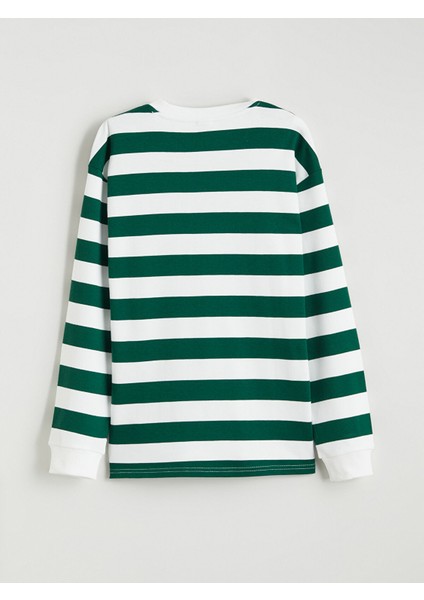 Yeni Sezon Bisiklet Yaka Çizgili Erkek Çocuk Tişört modelleri